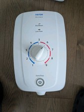 Triton Omnicare 5-Spray Thermostatic Electric Shower - White (TEOMN81)