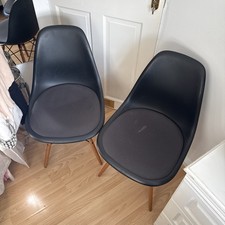 VITRA Eames DSW Chairs Black -
