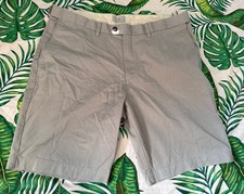 M&S Mens Cargo Shorts Cotton Grey Size W42 Waist 42 Stormwear Cotton Holiday