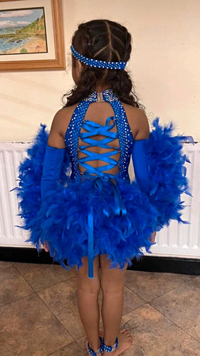 Girls blue sequin - girls,