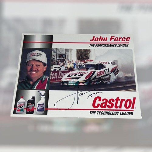 John force signed - john,