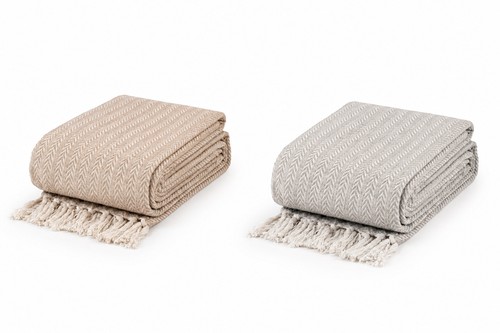 Cotton woven throws - cotton, for
