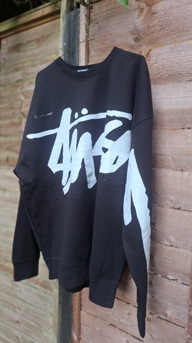 Stussy men black crew - men’s,