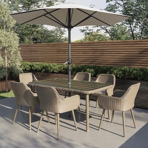 Rattan garden dining - garden, 6