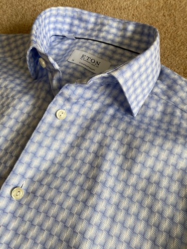 Eton contemporary fit - contemporary, blue
