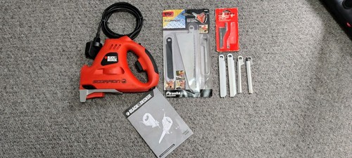 Black decker scorpion saw - black,