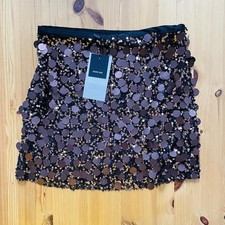 Zara Viral Brown Sequin Mini