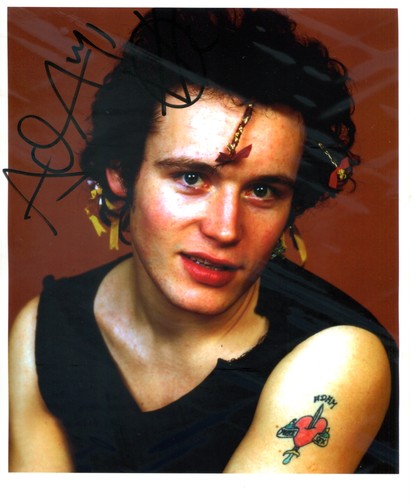 Adam ant hand signed used - adam,