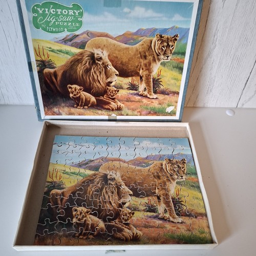 Vintage victory plywood jigsaw - vintage,