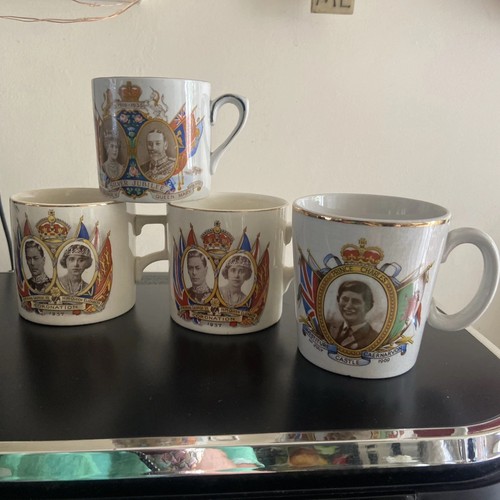 Royal commemorative mugs - royal,