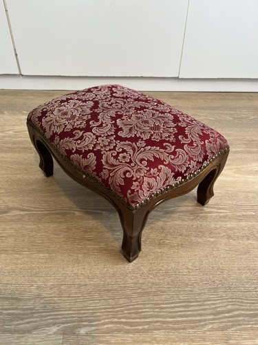 Vintage small footstool foot - vintage,