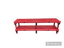 Plastic Cloakroom Bench 1.5m x