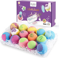 DUAIU 14Pcs Natural Bath Bomb