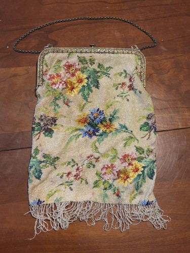 Vintage antique beaded flowers - vintage,