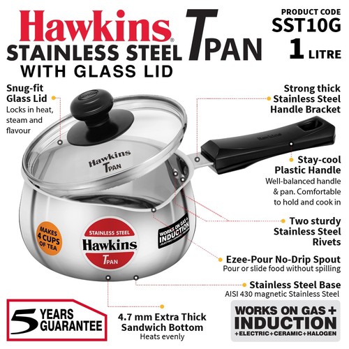 Hawkins litre pan - 1,