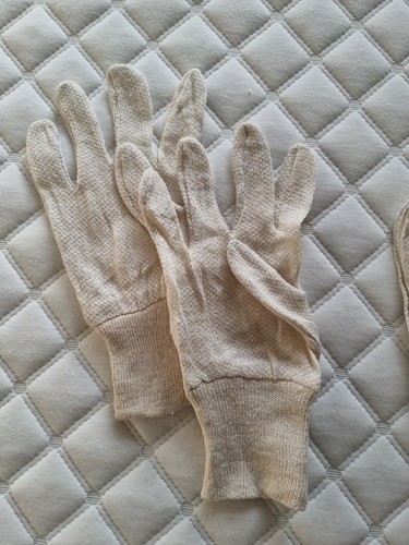 Arco work fabric cream gloves - arco,