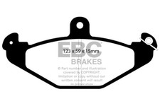 EBC Greenstuff Rear Brake Pads for Renault 21 2.0 Turbo Quadra (88 > 96)