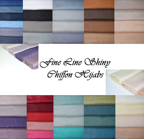 Luxury chiffon fine - fine, line