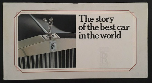 Rolls royce brochure - c.1985,