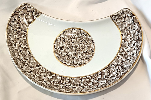 Royal worcester crescent plate - crescent,