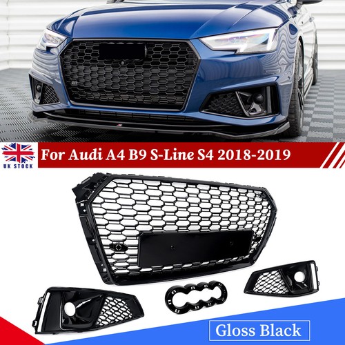 Gloss black front bumper - black,