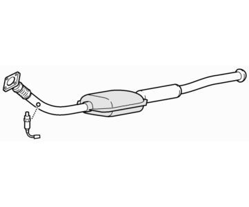 Front exhaust pipe - exhaust,