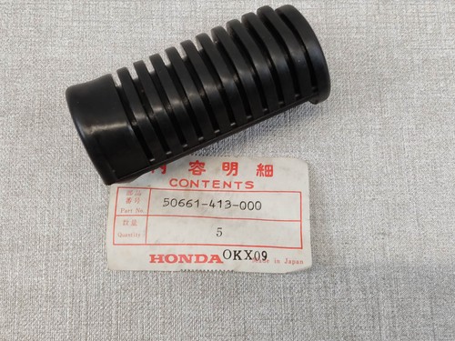 Rubber front footrest honda - footrest,