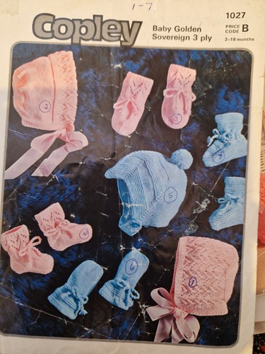 Copley 1027 baby bonnets - 1027,