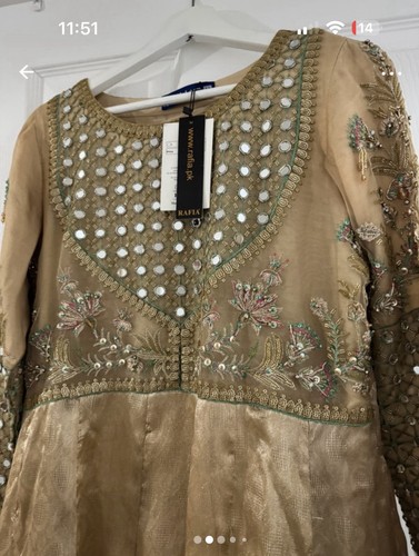 Eid dress rafia designer asian - eid,