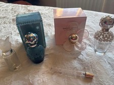 Range of empty perfume bottles