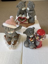 Me to You Tatty Teddy Collectable Ornaments x 3 Rare Boxed New Mint Condition