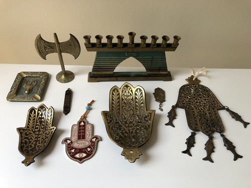 Vintage brass israel judaica - vintage,