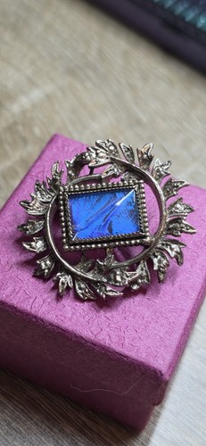 Vintage butterfly wing brooch - butterfly,