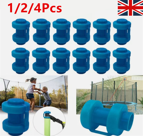 Trampoline enclosure pole caps - enclosure,