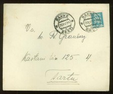 Estonia F72 Cover used 1934 RAKKE
