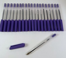 25 X Purple Biro Ballpoint