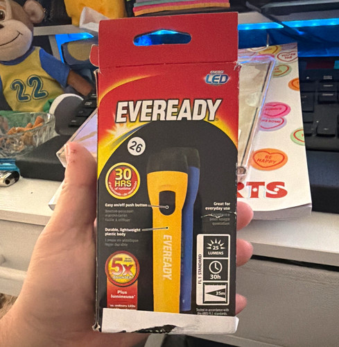 Eveready led torch 25lm 35m - led,