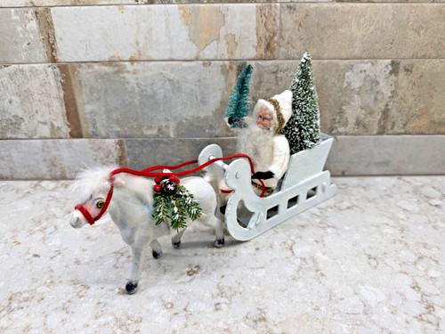 Composite santa claus horse - santa,