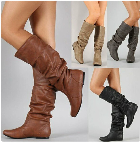 Womens slouchy mid calf - womens, boots