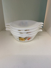 4 x Vintage JAJ Pyrex Autumn