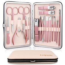 Manicure Set Professional Pedicure Kit Nail Clippers Kit - 18 Pcs Nail Care Tool