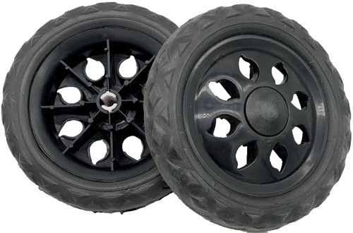 Shopping trolley wheels - trolley,
