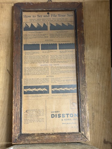 Vtg tool henry disston sons - henry,