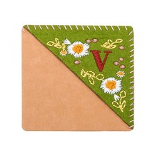 Embroidered Corner Bookmark