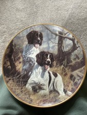 Danbury Mint The Springer Spaniel "Friends Indeed " Plate 20cm by John Trickett