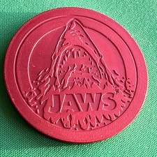 Vtg Red Metal POG Slammer Jaws
