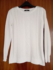 BM Collection White Jumper Bon