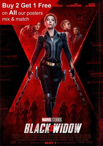 Black widow 2020 - black, poster
