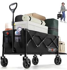 Overmont 120L Festival Camping trolley on Removable wheels - Pull Along Cart