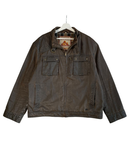 Mantaray waxed jacket mens - waxed, xl